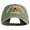Olive, variant on U.S. Army 53rd Infantry Brigade Embroidered Washed Solid Pigment Dyed Cotton Twill Brass Buckle Cap - Olive OSFM
