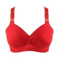 thumbnail image 2 of Avtoify Women Large Thin Bra Summer Bras for Women Wirefree Side Support Full Cup Wear, 2 of 7