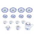thumbnail image 2 of Juego de taza de té en miniatura Jadeshay 15 piezas porcelana estilo clásico, 2 of 10