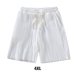 thumbnail image 5 of Qarigey Pantalones de encaje de hielo, pantalones cortos holgados, lavables, transpirables, con cierre de piel, Unisex, moda para correr, Prendas para la parte inferior del cuerpo Blanco 4XL, 5 of 6