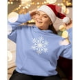 thumbnail image 3 of Tstars Womens Christmas Shirts Gift Big White Snowflakes Christmas Family Holiday Shirts Xmas Party Christmas Gifts for Her Sweatshirt Xmas Women Birthday Gift Hoodie, 3 of 6