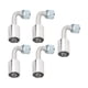 thumbnail image 1 of Junta de aluminio para aire acondicionado de automóvil, 10 piezas Adaptador de aire acondicionado de automóvil Junta de aluminio para aire acondicionado Creado con maestría, 1 of 9