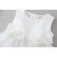 thumbnail image 5 of Laurenza's Baby Girls Sleeveless Baptism Dress Christening Gown with Shawl 24M, 5 of 5