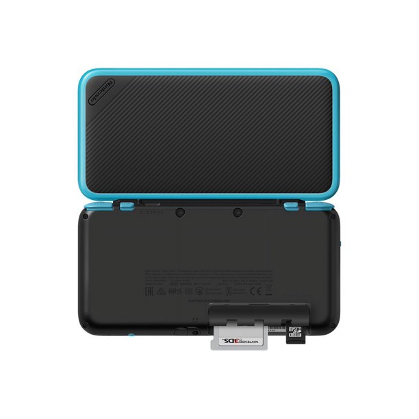 New Nintendo 2DS XL - Black + Turquoise w/ Mario Kart 7 Pre