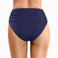 thumbnail image 4 of Ccpelsie Women's Swim Shorts High Waisted Bikini Bottom Full Coverage Swim Bottoms Tummy Control Soft Quick Dry Summer(A01-Dark Blue,S), 4 of 6
