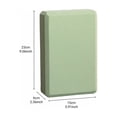 thumbnail image 2 of AuroraX High Density Yoga Brick Yoga Block for Exercise 7 oz Non Slip Foam Lightweight Yoga Brick for Stretching Green, 2 of 5