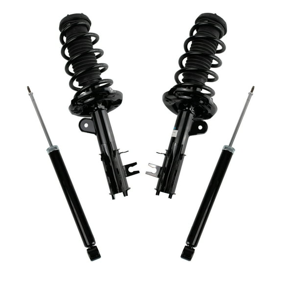 TRQ Front and Rear Complete Strut Assembly & Shock Absorber Kit Complete Strut & Coil Spring Assembly Fits Select 2013-2022 Buick Encore 2015-2022 Chevrolet Trax