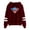 Wine red, variant on Cody Rhodes Victory Hoodie Pocketless Parallel Bars Sleeve Streetwear Women Men Hooded Sweatshirt