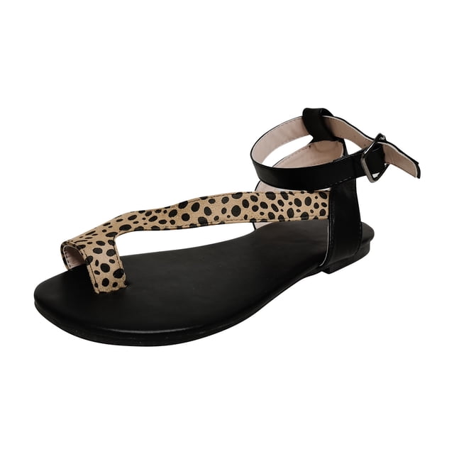 KIHOUT Summer Womens Sandals, Spring and Summer Ladies Thick-soled Fish Mouth Sandals and Slippers