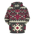 thumbnail image 3 of Christmas Style Printing Men's Women Vintage 3D Hooded Sweatshirt - All-Season Loose Fit Streetwear, 3 of 6