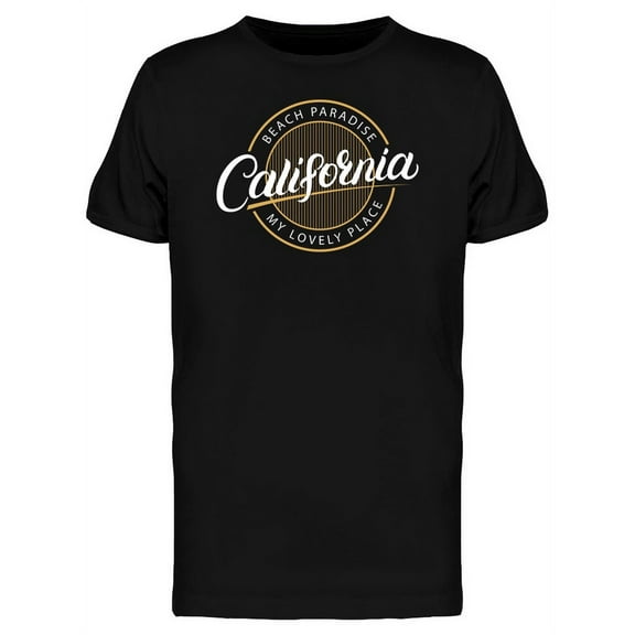 Beach Paradise California T-Shirt Men -Image by Shutterstock, Male Small