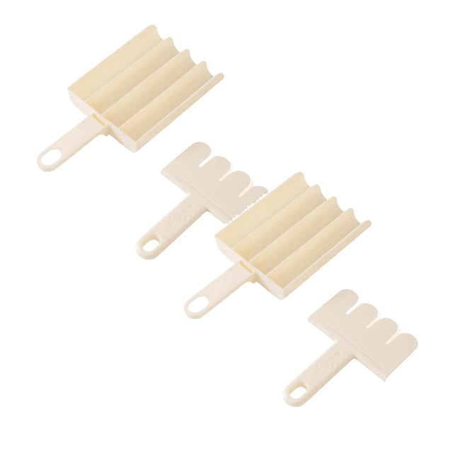 Oleegame 2PC Creative Kitchen Triple Meatball Maker 2024 New Meatball Maker Tool Meat Spoon With Cutting Quick Cookie Meatball Scoop DIY Meatball Making Set For Meatball Lovers White