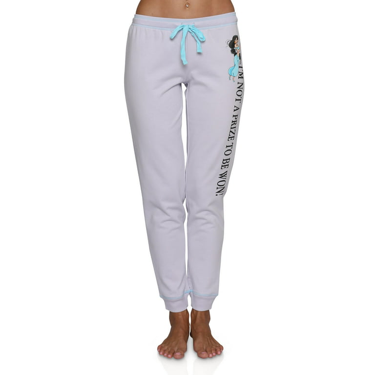 Disney Jasmine Womens Jogger Lounge Sweat Pants, Jasmine, Size: XL