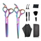 thumbnail image 1 of Juego de tijeras de corte de pelo de 10 piezas, kit profesional de tijeras de corte de pelo para peluquero, salón, hogar, 1 of 5