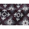 thumbnail image 4 of oneOone Viscose Jersey Gray Fabric Floral & Tiles Moroccan Quilting Supplies Print Sewing Fabric By The Yard 60 Inch Wide, 4 of 5