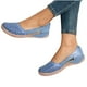 thumbnail image 3 of Sandalias informales de moda de verano para mujer, zapatos informales planos de Color sólido con escapatoria Wmkox8yii shjk1587, 3 of 4