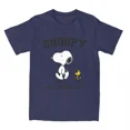 thumbnail image 1 of Camiseta informal de Snoopy y Charlie Brown para hombre y mujer, camiseta de algodón puro con dibujos animados de Peanuts, 1 of 5