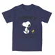 thumbnail image 3 of Camiseta informal de Snoopy y Charlie Brown para hombre y mujer, camiseta de algodón puro con dibujos animados de Peanuts, 3 of 5