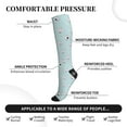 thumbnail image 4 of Picia Boba Milk Tea F Printed Sports Compression Socks - 15-20mmHg Graduated Compression, High-Performance Soft and Breathable Socks for Men and Women, 4 of 5