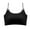 Black, variant on XFLWAM Sports Bra for Women Spaghetti Strap Scoop Neck Wireless Padded Bra Yoga Workout Crop Top Solid Lightweight Underwear