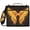 Fiery Golden Wings, variant on Galaxy Bottle Printed Zipper Binder with Handle&Shoulder Strap 2 inch 3 Ring 500+300 Sheet Capacity File Folder Organizer