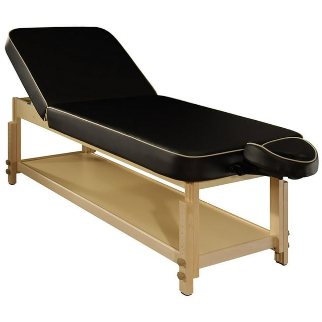 Table de massage Master Massage Harvey Tilt 76 cm lit de beauté en noir