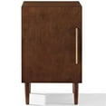 thumbnail image 3 of Bowery Hill Modern Engineered Wood Record Player Stand in Mahogany, 3 of 14