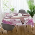 thumbnail image 6 of YAZAOO Square Tablecloth Pink Sharks Pattern Tableclothes, 6 of 9