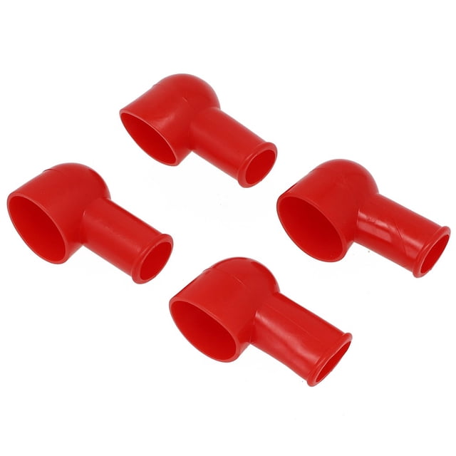 4X Car Battery Insulation Covers Red Black Terminal Protection Rubber Covers
