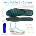 thumbnail image 5 of The Boss! Leather Insoles for Men & Women + Memory Foam Insoles for Women & Mens Arch Support Inserts Designed for Minimal Crowding in Dress Shoes & Casual Shoes. Cushioning Orthotic Shoe Inserts M/S, 5 of 6