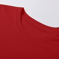 thumbnail image 5 of Fesfesfes Boys' Sports Suit Summer Outfit Comfortable Short Sleeve Top and Stretch Shorts Casual 2Pcs Play Clothes for Active Kids(Red,13 Years), 5 of 6