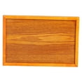 thumbnail image 2 of Delaman Wooden Serving Tray Large with Handles Homes & Gardens for Tea Water Drinks Breakfast Food  (Brown, Rectangle), 2 of 12