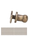 thumbnail image 4 of Round Head Rivets, 200 Sets Chicago Screws Round Head Rivets 7x5mm High Durability  For Handbag For Clothing Bronze, 4 of 8