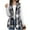 Dark Gray, variant on CharmCyan Ladies' Plaid Fashion Women's Clothing Lapel Suit Vest Plaid Top Jacket Dark Gray L