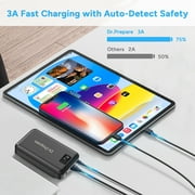 DR.PREPARE 16000 mAh حزمة البطارية مع 7.4 V DC الإخراج لسترة ساخنة