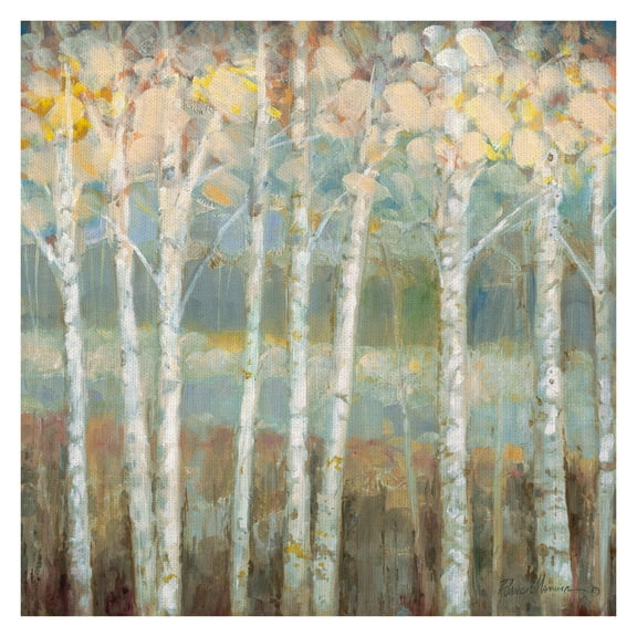 Masterpiece Art Gallery Nature’s Palette I Colorful Forest and Trees by Ruane Manning Canvas Art Print 30" x 30"