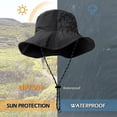 thumbnail image 2 of AYAMAYA Sun Hat Packabke, UV Protection Wide Brim Fishing Hats for Men Women, UPF50+ Beach Hiking Safari Hat, 2 of 7