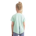 thumbnail image 3 of 5-12T Girls Short Sleeve Sports Shirts Active Dry Fit Athletic Performance Clothes Kids Teens Loose Tees, 3 of 6