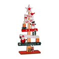 thumbnail image 1 of Árbol de Navidad de madera, centro de mesa coleccionable de árbol de Navidad pequeño, Navidad Estilo B, 1 of 9