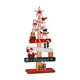 thumbnail image 1 of Adorno de escritorio de árbol de Navidad de madera, placa de letrero navideño artesanal de arte estético, Estilo B, 1 of 9