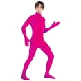 thumbnail image 1 of XXWXYD Combinaison Intégrale pour Enfants à Manches Longues avec Pieds, Col Roulé, Extensible, pour Gymnastique, 1 of 6