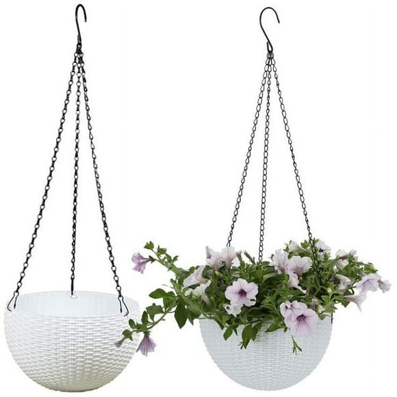 Hanging Planters Self Watering Hanging Basket for Indoor Outdoor Plants Flower Plant Pot