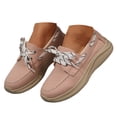 thumbnail image 1 of Chaussures Bateau IUJSOY Femmes à Lacets Chaussures de Marche Confortables Semelle Épaisse Souple Espadrilles Mode Mocassins, 1 of 9