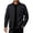 Black, variant on Timoontee Men Faux Leather Military JacketStand Collar with Shoulder EpauletsDual Flap Button PocketsFull ZipCasual Outerwear for Commuting and Daily Wear Black S