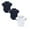 White 1PCS & Navy 2PCS, variant on 3PCS Baby Clothes for Boys Bodysuit Comfortable Polo Backed Onesie Pajamas Clothes