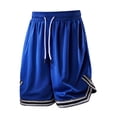thumbnail image 5 of 7" Mens Athletic Shorts Running Elastic Drawstring Waist with Pocket Mesh Short Pants Fathers Gifts M-5XL, 5 of 8