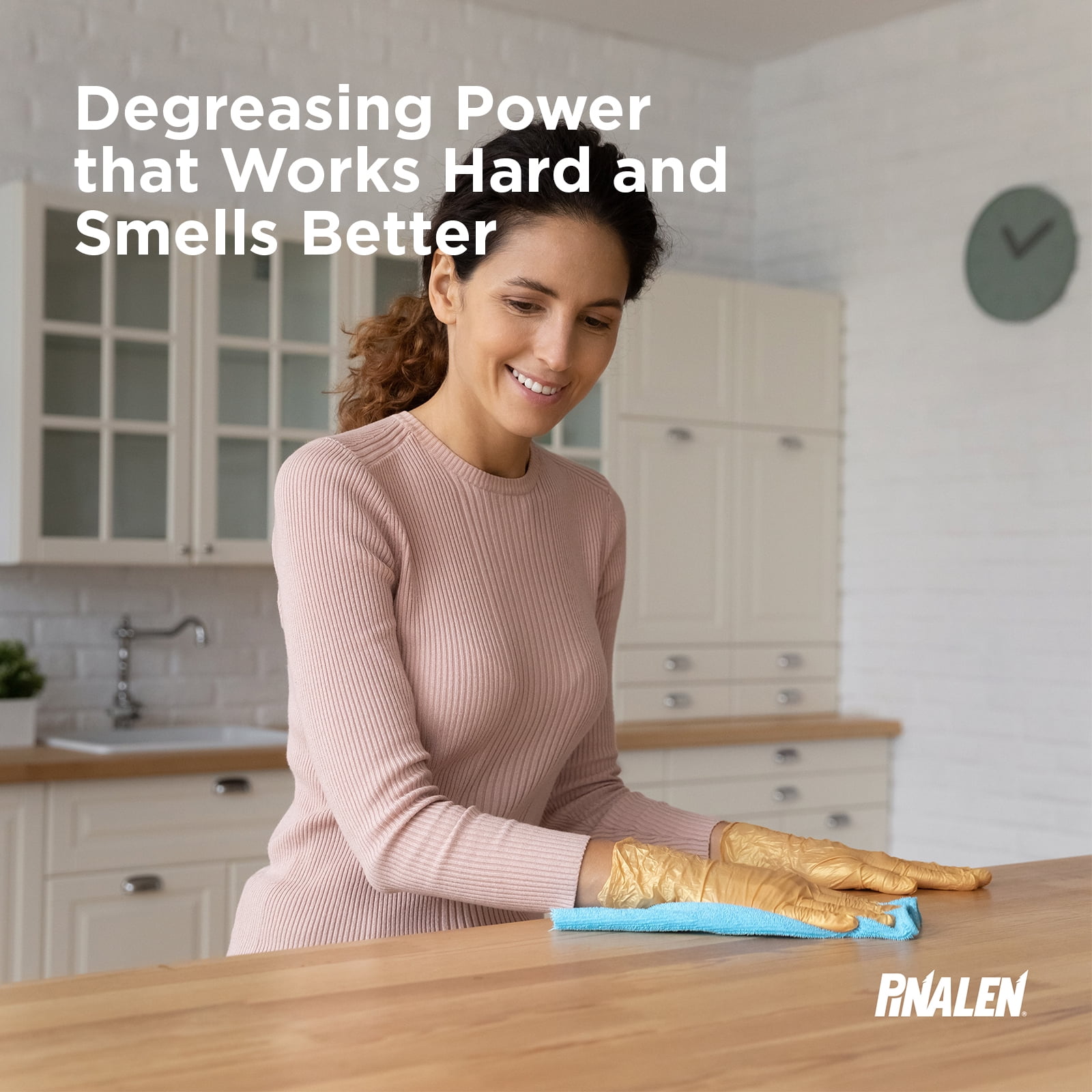 Pinalen All Purpose Cleaner & Degreaser, Zesty Citrus Scent, 128 fl oz