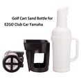 thumbnail image 2 of 10L0L Golf Cart Sand Bottle with Holder for Yamaha EZGO TXT RXV Club Car DS Precedent - 2Pcs, 2 of 7
