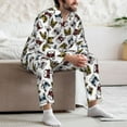 thumbnail image 7 of Sikiie Bulldog Sunglasses Face Mens Pajama Set, Soft Warm Long Sleeve Sleepwear, Cozy Button-Down Pjs for Men-Medium, 7 of 7