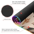 thumbnail image 4 of White Orange Flower Vintage RGB Gaming Mouse Pad Large Keyboard Mat Rubber Base 13 Light Modes, 4 of 6